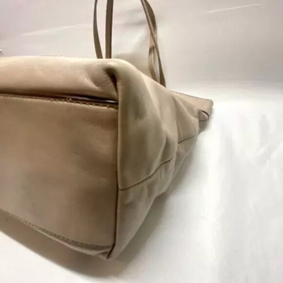 Coach Laura Signature Embossed Large Leather Tote F18336 Taupe - Picture 9 of 15